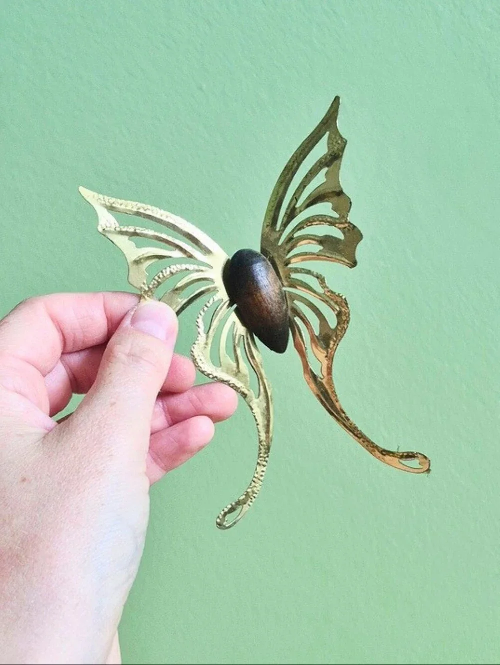 MCM Gold Butterfly Wall Decor - Set of 3